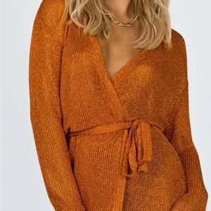 Lioness Take Me to Rio Mini Dress in Orange